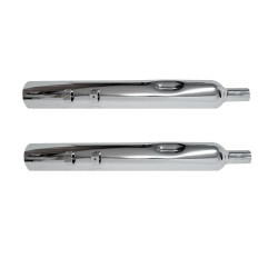 PartzBiz HD JFB-JPT31228MC134 - JONES Exhaust Chrome 3.5 ” Full Boar Slip-On Muffler 1.75 ” Baffle HD FLH/T 95-16 Touring Harley PartzBiz HD JFB-JPT31228MC134 - JONES Exhaust Chrome 3.5 ” Full Boar Slip-On Muffler 1.75 ” Baffle HD FLH/T 95-16 Touring Harley
