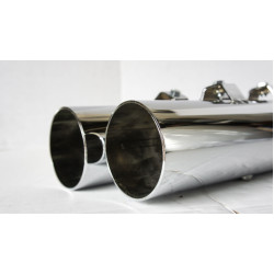 PartzBiz HD JFB-JPT31230MC250 - Jones Exhaust Full Boar Straight Cut Slip-On Muffler 2.5" Baffle Harley FL 95-16 | JPT31230MC250 PartzBiz HD JFB-JPT31230MC250 - Jones Exhaust Full Boar Straight Cut Slip-On Muffler 2.5" Baffle Harley FL 95-16 | JPT31230MC250