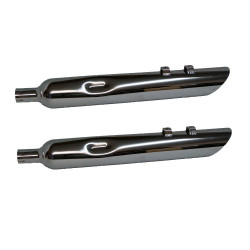 PartzBiz HD JFB-JAC430MC200-8 - ท่อไอเสีย Jones JAC430MC200-8 Angle Cut Slip-On Mufflers 2” Baffle 17-18 FLH M8 PartzBiz HD JFB-JAC430MC200-8 - ท่อไอเสีย Jones JAC430MC200-8 Angle Cut Slip-On Mufflers 2” Baffle 17-18 FLH M8