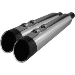 PartzBiz HD DS18011449 - Khrome Werks 202685 HP Plus Chrome Edge 4.5 Slip-On Mufflers Harley TC FLH 96-16 | 202685 PartzBiz HD DS18011449 - Khrome Werks 202685 HP Plus Chrome Edge 4.5 Slip-On Mufflers Harley TC FLH 96-16 | 202685