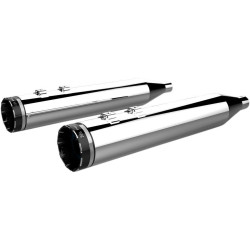 PartzBiz HD DS18011286 - Khrome Werks Chrome Slash Cut Tips 4.5” HP Plus Slip Mufflers Harley M8 FLH 2017 | ท่อไอเสีย 202695 PartzBiz HD DS18011286 - Khrome Werks Chrome Slash Cut Tips 4.5” HP Plus Slip Mufflers Harley M8 FLH 2017 | ท่อไอเสีย 202695