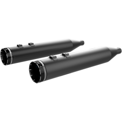 PartzBiz HD DS18011287 - Khrome Werks 208840 Black Tracer Tip 4.5 HP Plus Mufflers Harley Touring 96-16 | 202840 PartzBiz HD DS18011287 - Khrome Werks 208840 Black Tracer Tip 4.5 HP Plus Mufflers Harley Touring 96-16 | 202840