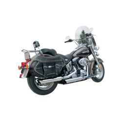 PartzBiz HD DS18010524 - Khrome Werks 3" HP-Plus Chrome Slant Down Slip on Mufflers Harley FXS FLSTC 07-17 | 202355 PartzBiz HD DS18010524 - Khrome Werks 3" HP-Plus Chrome Slant Down Slip on Mufflers Harley FXS FLSTC 07-17 | 202355
