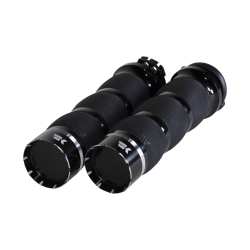 PartzBiz HD DS06302840 - Khrome Werks 500210 Air Cushion Tracer Handlebar Grips Harley Cable Throttle