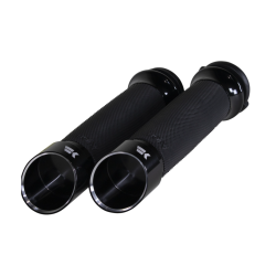 PartzBiz HD DS06302835 - Khrome Werks Avon 500140 Black Contour Edge Handlebar Grips Harley TBW Models PartzBiz HD DS06302835 - Khrome Werks Avon 500140 Black Contour Edge Handlebar Grips Harley TBW Models