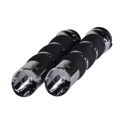 PartzBiz HD DS06302838 - Khrome Werks Avon 500170 Chrome Air Cushion Edge Handlebar Grips Harley TBW Models PartzBiz HD DS06302838 - Khrome Werks Avon 500170 Chrome Air Cushion Edge Handlebar Grips Harley TBW Models