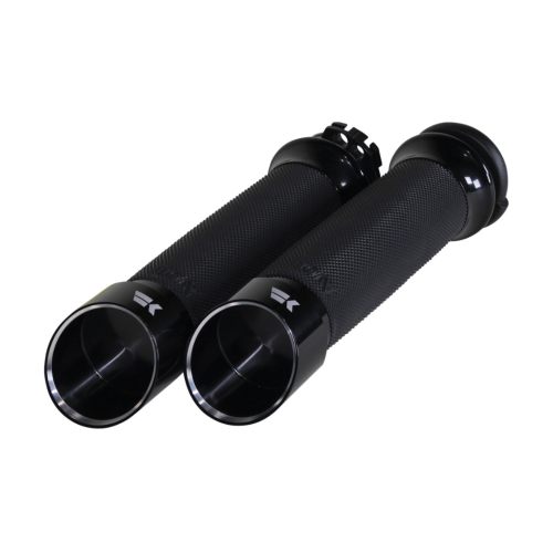PartzBiz HD: 4413821-Khrome Werks Avon 500240 Black Contour Edge Handlebar Grips Harley Cable Throttle PartzBiz HD: 4413821-Khrome Werks Avon 500240 Black Contour Edge Handlebar Grips Harley Cable Throttle