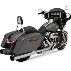 PartzBiz HD DS18002175 - Khrome Werks Chrome 2 Step Crossover Headers 4.5” Tracer Slip บน Harley FLH M8 | 200400A PartzBiz HD DS18002175 - Khrome Werks Chrome 2 Step Crossover Headers 4.5” Tracer Slip บน Harley FLH M8 | 200400A