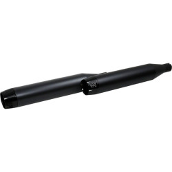 PartzBiz HD DS18011473 - Khrome Werks Black 3.5" Softail Slip-On Muffler Harley Milwaukee 8 FL 18-20 | 202620