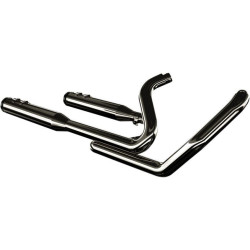 PartzBiz HD DS18001968 - Khrome Werks Eclipse 2 Into 2 Full System Exhaust Stepped Header w/ Crossover | 201830 PartzBiz HD DS18001968 - Khrome Werks Eclipse 2 Into 2 Full System Exhaust Stepped Header w/ Crossover | 201830