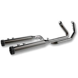 PartzBiz HD DS18002177 - Khrome Werks Eclipse 2 Step Crossover Headers 4.5" Tracer Slip on Harley FLH M8 | 201810A PartzBiz HD DS18002177 - Khrome Werks Eclipse 2 Step Crossover Headers 4.5" Tracer Slip on Harley FLH M8 | 201810A