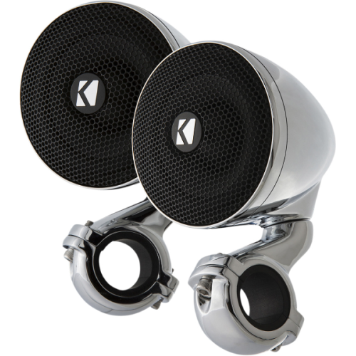 PartzBiz HD: 4413670-Kicker Chrome Mini Speakers 4 โอห์ม Bar Mount Universal 47PSM34