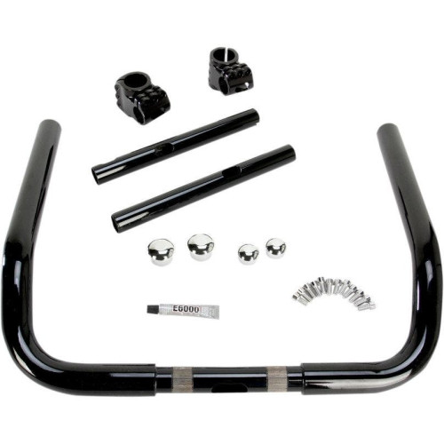 PartzBiz HD: 4413583-Klock Werks Black / Black 14 ” Klip Hanger แฮนด์ Ape Hangers 08-18 FLH/X