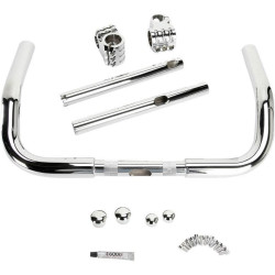 PartzBiz HD DS06013003 - Klock Werks Black / Black 10" Klip Hanger Handlebars Ape Hangers 08-18 FLH/X PartzBiz HD DS06013003 - Klock Werks Black / Black 10" Klip Hanger Handlebars Ape Hangers 08-18 FLH/X