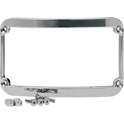 PartzBiz HD DS20300231 - กรอบป้ายทะเบียนโครเมียม Klockwerks สำหรับบังโคลนหลัง Frenched Softail & FLHT | KW05-01-0083-C PartzBiz HD DS20300231 - กรอบป้ายทะเบียนโครเมียม Klockwerks สำหรับบังโคลนหลัง Frenched Softail & FLHT | KW05-01-0083-C