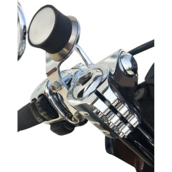 PartzBiz HD DS06360047 - Klock Werks Chrome Universal Device Mount IOCore Harley Switch Housing Clamp | KW05-01-0380-C PartzBiz HD DS06360047 - Klock Werks Chrome Universal Device Mount IOCore Harley Switch Housing Clamp | KW05-01-0380-C