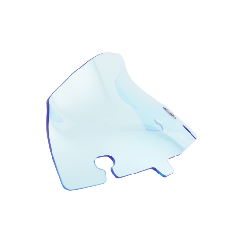 PartzBiz HD: 4413518-Klock Werks Ice Kolor Blue 4" Flare Windshield for Harley FLH Batwing 14-22 | KWW-01-0652