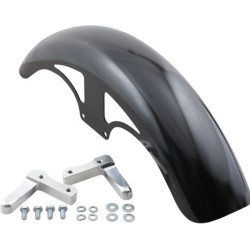 PartzBiz HD DS14010706 - Klock Werks P-Tom Hugger Series บังโคลนหน้าพร้อมบล็อกยึด 18-19 Softail FXLR milwaukeeแปด 1401-0706 14010706
