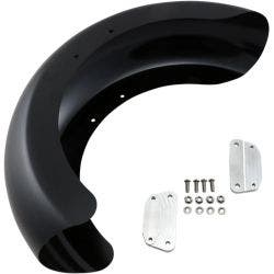 PartzBiz HD DS14010703 - Klock Werks Roller Hugger Series บังโคลนหน้าพร้อมบล็อกยึด 18-19 Softail FLFB milwaukee แปด 1401-0703 14010703