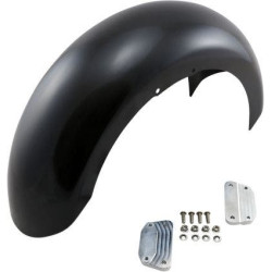 PartzBiz HD DS14010702 - Klock Werks Slicer Hugger Series บังโคลนหน้าพร้อมบล็อกยึด 18-19 Softail Softail FLFB milwaukee แปด 1401-0702 14010702
