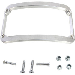 PartzBiz HD DS20300230 - Klockwerks Raw License Plate Frame for Frenched Rear Fenders Softail & FLHT | KW05-01-0082-R PartzBiz HD DS20300230 - Klockwerks Raw License Plate Frame for Frenched Rear Fenders Softail & FLHT | KW05-01-0082-R