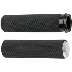 PartzBiz HD AN07-326 - Arlen Ness 07-326 Fusion Chrome Knurled Hand Grips 08-19 Harley Throttle By Wire Touring Bagger Dresser Softial CVO 0630-1043 06301043 262247 PartzBiz HD AN07-326 - Arlen Ness 07-326 Fusion Chrome Knurled Hand Grips 08-19 Harley Throttle By Wire Touring Bagger Dresser Softial CVO 0630-1043 06301043 262247