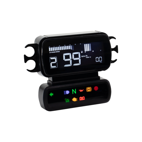 PartzBiz HD: 4413303-Koso D2 มัลติฟังก์ชันมิเตอร์สำหรับ Harley 04-13 FLHR 04-10 FXST 04-11 FXD 04-13 XL | บีเอ080010