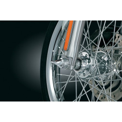 PartzBiz HD KA1217 - Kuryakyn 1217 ฝาครอบเพลาหน้าแบบ Chrome Twisted 80-06 Softail Dyna FLH FLT XL & FXR | 1217 PartzBiz HD KA1217 - Kuryakyn 1217 ฝาครอบเพลาหน้าแบบ Chrome Twisted 80-06 Softail Dyna FLH FLT XL & FXR | 1217