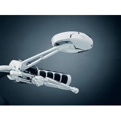 PartzBiz HD ka1438 - กระจกแฮนด์ Kuryakyn 1438 Chrome Ellipse พร้อมกระจกนูน Harley Metric | 1438 PartzBiz HD ka1438 - กระจกแฮนด์ Kuryakyn 1438 Chrome Ellipse พร้อมกระจกนูน Harley Metric | 1438