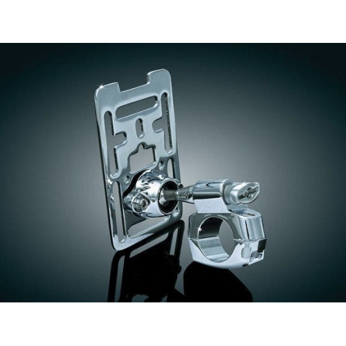 PartzBiz HD: 4413235-Kuryakyn 1680 Chrome 1" Tech-Connect Premium XL Handlebar Accessory Device Mount PartzBiz HD: 4413235-Kuryakyn 1680 Chrome 1" Tech-Connect Premium XL Handlebar Accessory Device Mount
