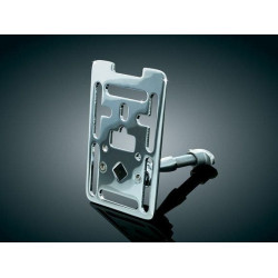 PartzBiz HD KA1683 - Kuryakyn 1683 Chrome Universal Handlebar Accessory Mounting Plate PartzBiz HD KA1683 - Kuryakyn 1683 Chrome Universal Handlebar Accessory Mounting Plate