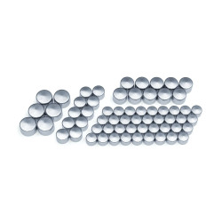 PartzBiz HD KA2464 - Kuryakyn 2464 Kool Kaps Chrome Bolt Covers Caps Engine Kit M8 Eight FLH & Softail 2019 2018 PartzBiz HD KA2464 - Kuryakyn 2464 Kool Kaps Chrome Bolt Covers Caps Engine Kit M8 Eight FLH & Softail 2019 2018