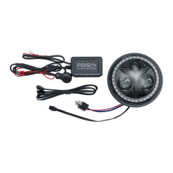 PartzBiz HD KA2473 - Kuryakyn 2473 Black Orbit Prism+ 5-3/4" L.E.D. Headlight Harley Indian softail dyna vrod scout octane victory sportster PartzBiz HD KA2473 - Kuryakyn 2473 Black Orbit Prism+ 5-3/4" L.E.D. Headlight Harley Indian softail dyna vrod scout octane victory sportster