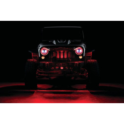 PartzBiz HD KA2480 - Kuryakyn 2480 Nightcrawlers Headlight & Accent Light Kit for Jeep Wrangler 97-18 PartzBiz HD KA2480 - Kuryakyn 2480 Nightcrawlers Headlight & Accent Light Kit for Jeep Wrangler 97-18