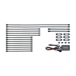 PartzBiz HD KA2801 - Kuryakyn 2801 Prism+ Impact L.E.D. Light Kit w/ Bluetooth Controller Universal 12V Harley Indian softail dyna vrod scout octane victory sportster PartzBiz HD KA2801 - Kuryakyn 2801 Prism+ Impact L.E.D. Light Kit w/ Bluetooth Controller Universal 12V Harley Indian softail dyna vrod scout octane victory sportster