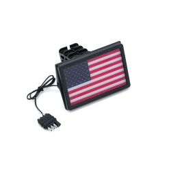 PartzBiz HD KA2893 - Kuryakyn 2893 Freedom Flag L.E.D. Receiver Hitch Cover 1 1/4" or 2" 4-Pin Flat receiver freedom patriotism patriotic july 4th of PartzBiz HD KA2893 - Kuryakyn 2893 Freedom Flag L.E.D. Receiver Hitch Cover 1 1/4" or 2" 4-Pin Flat receiver freedom patriotism patriotic july 4th of