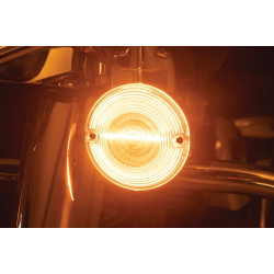 PartzBiz HD KA2935 - Kuryakyn 2935 LuminEZ LED Front Turn Signal Inserts 1157 Amber/Amber 3-1/4” Flat PartzBiz HD KA2935 - Kuryakyn 2935 LuminEZ LED Front Turn Signal Inserts 1157 Amber/Amber 3-1/4” Flat