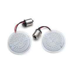 PartzBiz HD KA2936 - Kuryakyn 2936 LuminEZ LED Rear Turn Signal Insert 1156 Amber Bullet Style Harley PartzBiz HD KA2936 - Kuryakyn 2936 LuminEZ LED Rear Turn Signal Insert 1156 Amber Bullet Style Harley