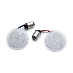 PartzBiz HD KA2938 - Kuryakyn 2938 LuminEZ LED Rear Turn Signal Insert 1157 Red Bullet Style Harley PartzBiz HD KA2938 - Kuryakyn 2938 LuminEZ LED Rear Turn Signal Insert 1157 Red Bullet Style Harley