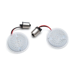 PartzBiz HD KA2939 - Kuryakyn 2939 LuminEZ LED Rear Turn Signal Insert 1156 Red Bullet Style Harley PartzBiz HD KA2939 - Kuryakyn 2939 LuminEZ LED Rear Turn Signal Insert 1156 Red Bullet Style Harley