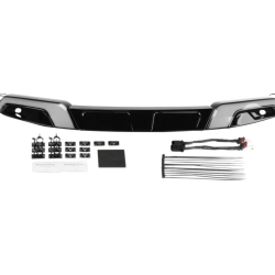 PartzBiz HD KA2949 - Kuryakyn 2949 Tracer Black LED Windshield Trim for 14-up Harley FLHX FLHT Trike | 2949 PartzBiz HD KA2949 - Kuryakyn 2949 Tracer Black LED Windshield Trim for 14-up Harley FLHX FLHT Trike | 2949