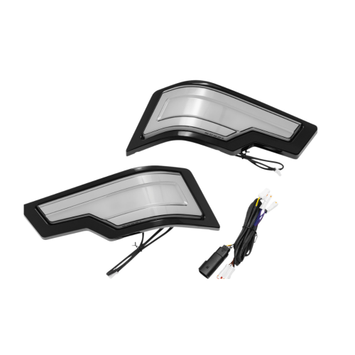 PartzBiz HD: 4413155-Kuryakyn 2955 Black Smoke LED Tour Pak Taillight Lights Harley Touring 14-up | 2955 PartzBiz HD: 4413155-Kuryakyn 2955 Black Smoke LED Tour Pak Taillight Lights Harley Touring 14-up | 2955