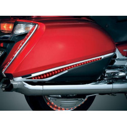 PartzBiz HD KA3232 - Kuryakyn Chrome Saddlebag Accent โฉบเฉี่ยวพร้อมไฟ LED สำหรับ GL1800 & F6B | 3232 PartzBiz HD KA3232 - Kuryakyn Chrome Saddlebag Accent โฉบเฉี่ยวพร้อมไฟ LED สำหรับ GL1800 & F6B | 3232