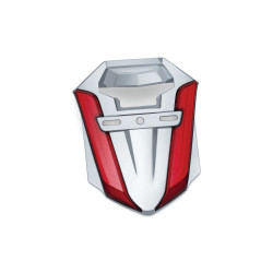 PartzBiz HD KA3258 - Kuryakyn 3258 Chrome Omni LED Rear Fender Cover Honda Gold Wing 18-20 PartzBiz HD KA3258 - Kuryakyn 3258 Chrome Omni LED Rear Fender Cover Honda Gold Wing 18-20