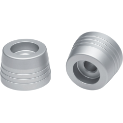 PartzBiz HD KA3850 - Kuryakyn 3850 Lodestar Handlebar Bar End Sliders Silver Honda Grom 14-20 2022