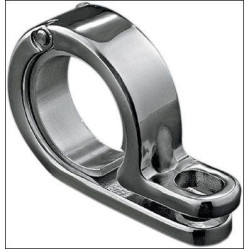 PartzBiz HD KA4024 - Kuryakyn 4024 Chrome Universal P-Clamp for 1-1/8"/1-1/4" Tubing - Sold Each PartzBiz HD KA4024 - Kuryakyn 4024 Chrome Universal P-Clamp for 1-1/8"/1-1/4" Tubing - Sold Each