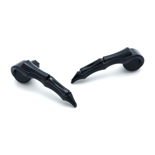 PartzBiz HD: 4413070-Kuryakyn 5191 Black Zombie กระเป๋าข้าง One Touch Lid Lifters Levers Touring