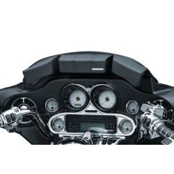 PartzBiz HD KA5212 - Kuryakyn 5212 Black Vinyl Fairing Bag 96-13 Harley Batwing FLH Touring & Trike