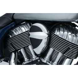 PartzBiz HD KA5697 - Kuryakyn 5697 Chrome & Black John Shope Series Vantage Horn Cover 14-19 Indian 486683 PartzBiz HD KA5697 - Kuryakyn 5697 Chrome & Black John Shope Series Vantage Horn Cover 14-19 Indian 486683