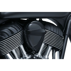 PartzBiz HD KA5698 - Kuryakyn 5698 Satin Black John Shope Series Vantage Horn Cover 14-19 Indian 486684 PartzBiz HD KA5698 - Kuryakyn 5698 Satin Black John Shope Series Vantage Horn Cover 14-19 Indian 486684